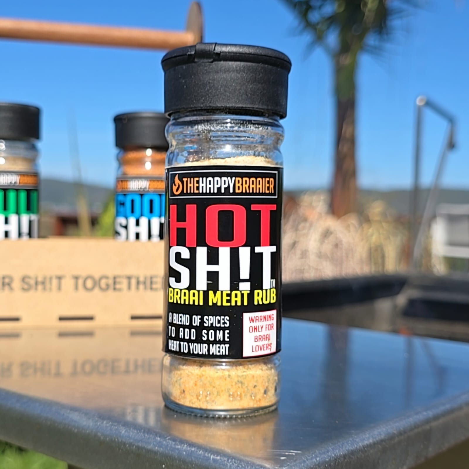 Braai spice / rub range - Hot Sh!t - close up